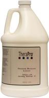 🌼 therapro swedish massage lotion - sunflower oil infused - unscented, water dispersible - smooth gliding, long-lasting workability - no residue - hydrate skin, soothe soreness - 1 gallon/128oz logo