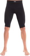 zensah compression shorts for hamstring support and running recovery - athletic compression short logo