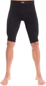 img 4 attached to Zensah Compression Shorts for Hamstring Support and Running Recovery - Athletic Compression Short