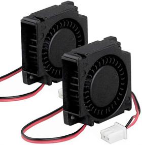 img 4 attached to 💨 Compact and Powerful: 2 Pack Wathai 30mm x 10mm 5V DC Brushless Cooling Blower Fans - Optimal Airflow for Ultimate Cooling