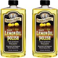 parker & bailey natural lemon oil polish 16oz - 2 pack: revitalize and shine with the power of lemon logo