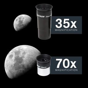 img 1 attached to 🔭 Celestron AstroMaster 76EQ Newtonian Telescope: Perfect Reflector Telescope for Beginners with Fully-Coated Glass Optics, Adjustable-Height Tripod & BONUS Astronomy Software Package