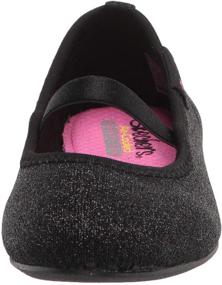 img 3 attached to Skechers Недружелюбный детский модный повседневный балетный плоский Mary Jane - стильная и комфортная обувь для детей.