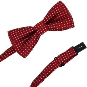 img 1 attached to Heypet Adjustable Bow Tie Dog Collar for Dogs and Cats - Ideal for Small, Medium, and Large Breeds - Model DT03