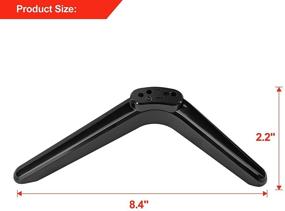 img 1 attached to 📺 TV Stand Legs for TCL 43" 3-Series, 50" & 55" 4-Series TVs - Pedestal Feet Compatible with TCL Models 43S303, 50S423, 50S425, 55S421, 55S425 (Includes Screws)