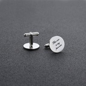 img 2 attached to Dec Bells Jewellery Stainless Cufflinks Brother