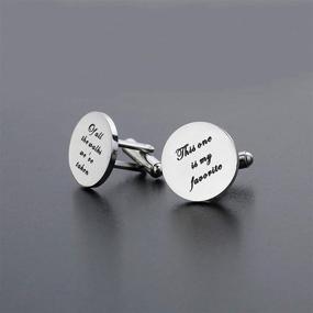 img 3 attached to Dec Bells Jewellery Stainless Cufflinks Brother
