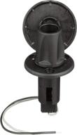 attwood 910r2psb-7 lightarmor 910r series round plug-in light base - high-quality all-around pole light with 2-pin connector, black stainless cover логотип