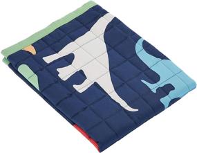 img 3 attached to 🦕 Amazon Basics Kids Dinosaur Squad Reversible Cotton Quilt Sham - Standard: Explore the Dinosaur Squad/ Leafy Green Adventure