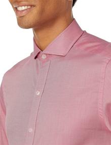 img 2 attached to Fitted Supima Cotton 👔 Cutaway Collar Shirt with Buttoned Design