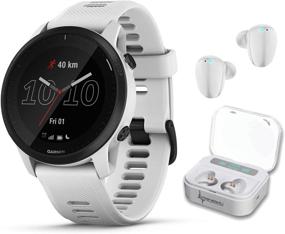 img 4 attached to 📱 Enhanced Garmin Forerunner 945 LTE GPS Running/Triathlon Multisport Smartwatch with LTE Connectivity, Whitestone + Wearable4U White Earbuds Power Bundle