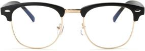 img 3 attached to Производительные солнцезащитные очки "Pro Acme Inspired Semi-Rimless Clubmaster