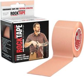 img 4 attached to 🔥 RockTape Kinesiology Tape: Tactical Beige 2-Inch x 16.4-Feet - Discontinued - Best Deals