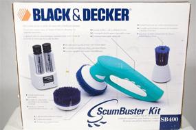 img 2 attached to 🧼 Black & Decker SB400 ScumBuster Cordless Wet Scrubber: The Ultimate Cleaning Power