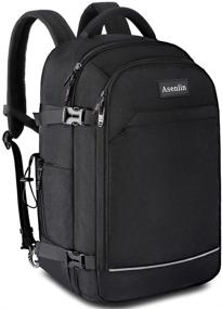 img 4 attached to Asenlin Business Backpack，17 Backpack Resistant