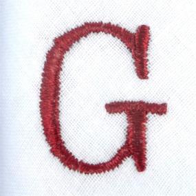img 2 attached to 👔 Lorenzo's Initial Embroidered Monogrammed Handkerchiefs
