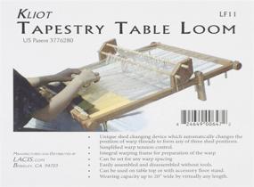 img 1 attached to 🔥 Lacis Kliot 20-Inch Hardwood Tapestry Loom: Superior Quality for Stunning Weavings
