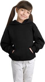 img 1 attached to Hanes P470 Youth ComfortBlend EcoSmart Hooded Pullover - Sustainable and Comfortable Hoodie for Kids