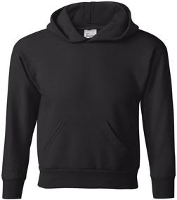 img 4 attached to Hanes P470 Youth ComfortBlend EcoSmart Hooded Pullover - Sustainable and Comfortable Hoodie for Kids
