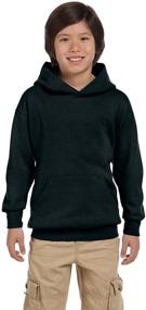 img 3 attached to Hanes P470 Youth ComfortBlend EcoSmart Hooded Pullover - Sustainable and Comfortable Hoodie for Kids