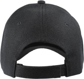 img 2 attached to 🧢 Gelante Plain Blank Baseball Caps - Adjustable Back Strap Wholesale Lot of 6 Pack