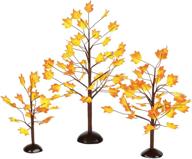 set of 3 department 56 village autumn maple trees логотип