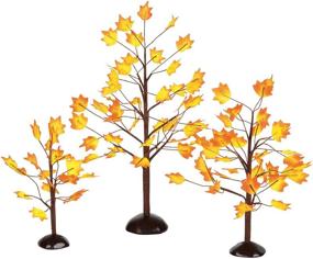 img 1 attached to Set of 3 Department 56 Village Autumn Maple Trees