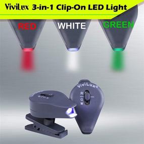 img 1 attached to ViviLux 2 Pc 3-in-1 Clip On LED Lights: Small and Powerful Lighting for Crafts, Hobby & Night Activity