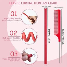 img 3 attached to Кардиган Pieces Flexible Curling Rollers для ухода за волосами