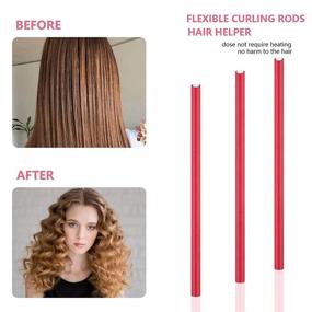 img 1 attached to Кардиган Pieces Flexible Curling Rollers для ухода за волосами