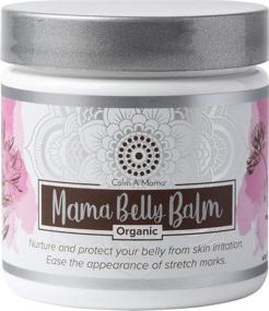 img 4 attached to Мазь для беременных Mama Belly Balm от Calm-A-Mama - органический крем против растяжек для беременности и не только - сокращает и предотвращает появление растяжек - 4 унции - Произведено в США.