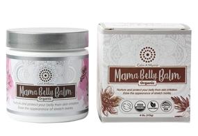 img 3 attached to Calm-A-Mama's Mama Belly Balm - Organic Stretch Mark Cream for Pregnancy and More - Reduces and Prevents Stretch Marks - 4oz - Made in USA