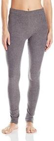 img 1 attached to 👖 Cuddl Duds Women's Stretchy Fleecewear Leggings