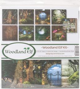img 1 attached to Reminisce Woodland Elf Scrapbook Collection