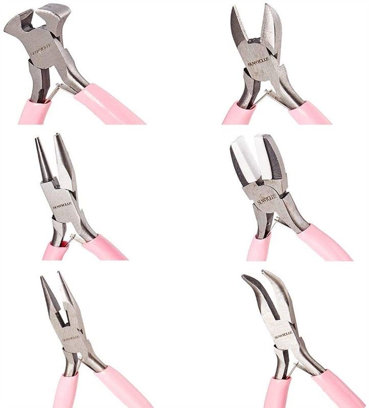 Wholesale SUNNYCLUE 5 Inch Needle Nose Pliers Bead Pliers Carbon