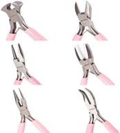 🔧 sunnyclue 6pcs diy jewelry pliers tool set: professional precision pliers for jewelry making and beading repair logo