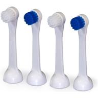 🪥 4-pack cybersonic classic compact replacement brush heads - compatible with all cybersonic electric toothbrushes logo