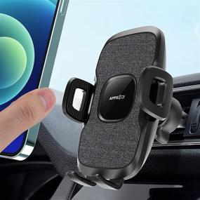 img 4 attached to 📱 Universal Car Phone Mount - Air Vent Phone Holder [Hands-Free] with Vent Clip - Never Drop Cell Phone Holder for Car - Compatible with All Smartphones 4.7-6.8 inch