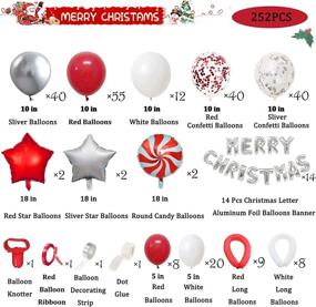 img 3 attached to Christmas Balloon Garland Decorations Balloons Event & Party Supplies