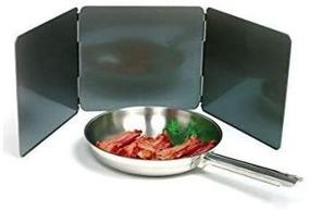 img 4 attached to 🔥 Norpro Nonstick 3-Panel Splatter Guard, 9"x10" Panels, 2-Pack: The Ultimate Kitchen Solution!