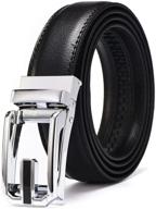 👔 xhtang buckle automatic ratchet leather belt: a stylish and convenient accessory logo