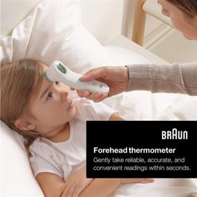 img 3 attached to 🌡️ Braun Forehead Thermometer: Accurate Digital Temperatures with Color Coded Guidance - For All Ages