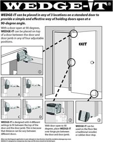 img 1 attached to Pink Wedge-It Door Stopper - Enhance Door Stabilization with the Ultimate SEO-friendly Solution