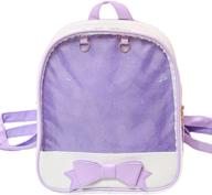 cha backpack purses bowknot backpacks logo