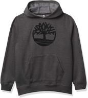 timberland sleeve 🧥 signature fleece heather boys' apparel logo