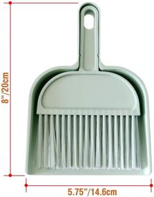 img 3 attached to Rypet Cage Cleaner - Mini Dustpan and Brush Set for Small Animals: Guinea Pigs, Hamsters, Chinchillas, Rabbits, Reptiles, Hedgehogs, and More - Effective Cleaning Tool for Animal Waste (1 Pack)