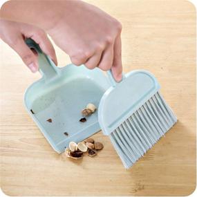 img 1 attached to Rypet Cage Cleaner - Mini Dustpan and Brush Set for Small Animals: Guinea Pigs, Hamsters, Chinchillas, Rabbits, Reptiles, Hedgehogs, and More - Effective Cleaning Tool for Animal Waste (1 Pack)