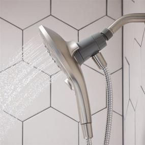 img 3 attached to 🚿 Moen Engage Magnetix 26112SRN: 5.5-Inch Handheld Showerhead with Magnetic Docking System, Spot Resist Brushed Nickel