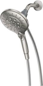 img 4 attached to 🚿 Moen Engage Magnetix 26112SRN: 5.5-Inch Handheld Showerhead with Magnetic Docking System, Spot Resist Brushed Nickel