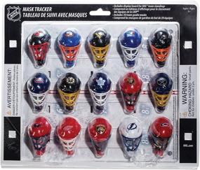 img 3 attached to 🏒 NHL Micro Mask League Standings Tracker by Franklin Sports